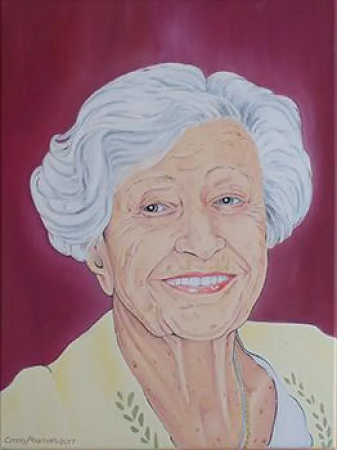 Carola Paschold - Frau H.- 2017 - Öl auf Leinwand- H 40 x B 30 cm