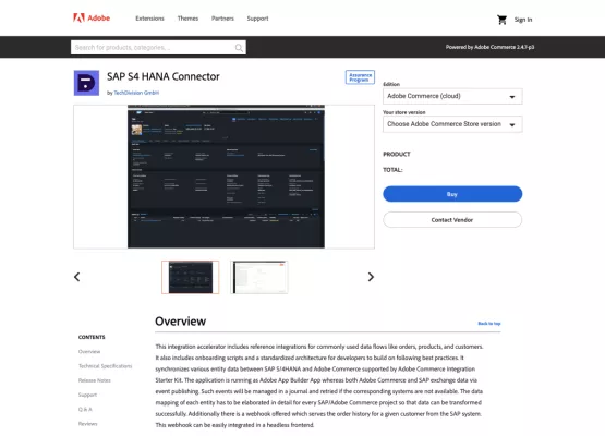 Bild: TechDivision stellt Konnektor für SAP S/4HANA und Adobe Commerce vor