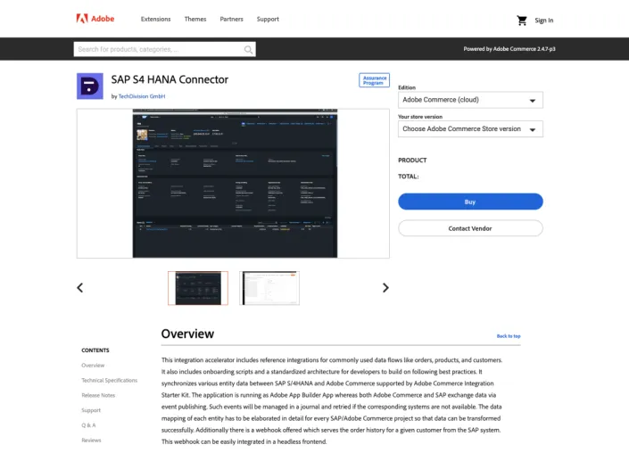 Bild: TechDivision stellt Konnektor für SAP S/4HANA und Adobe Commerce vor