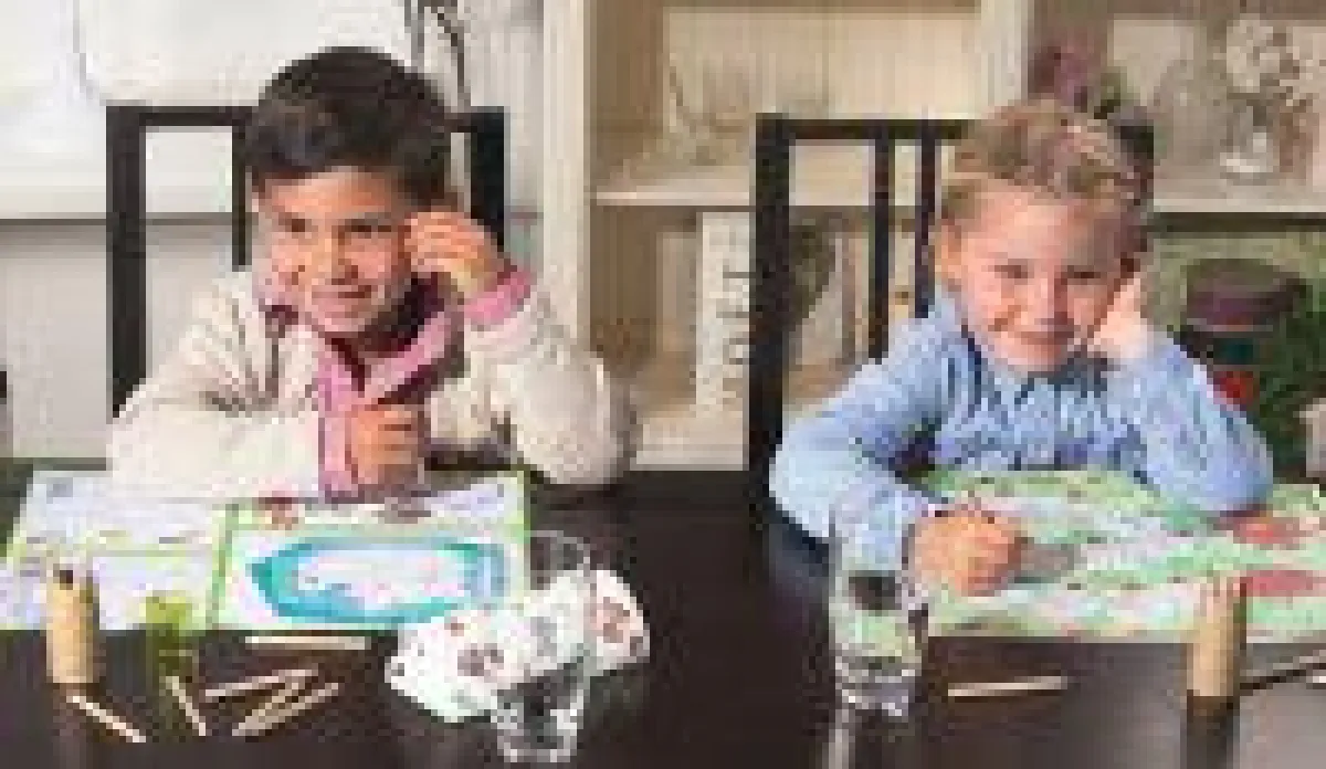 Altersgerechte Mal- und Rätselvorlagen aus der KIDS-Collection von Mank sorgen für entspannte Restaurantbesuche.