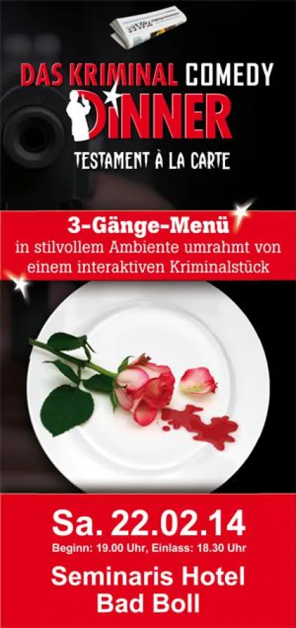 Flyer Kriminal-Comedy-Dinner