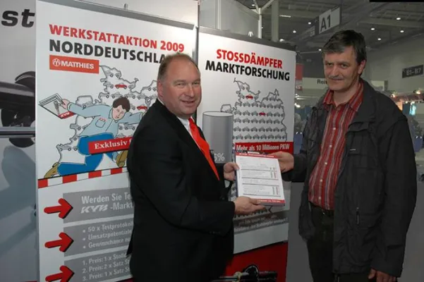 Bild: Stoßdämpfer-Marktforschungsaktion in Norddeutschland