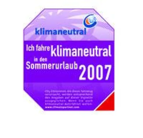 Klimaneutral in den Sommerurlaub 2007 fahren Bild: Klimaneutral in den Sommerurlaub 2007 fahren