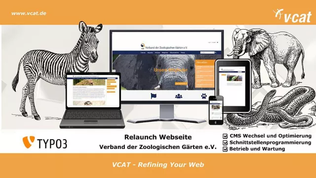 Bild: Tierisch gute TYPO3-Webseite erneuert