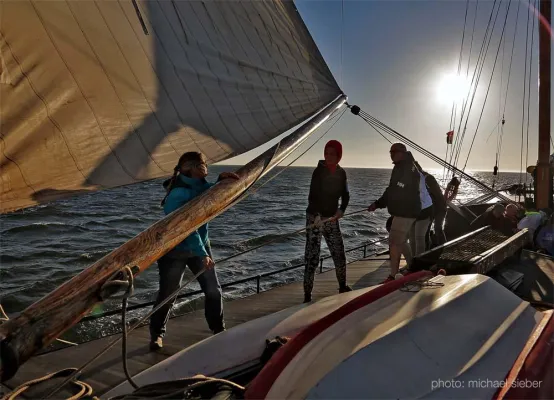 Bild: Teamevent Segeln im Wattenmeer