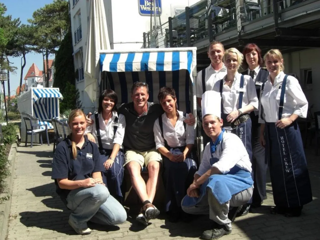 Christian Keller und das Best Western Hanse Hotel Team