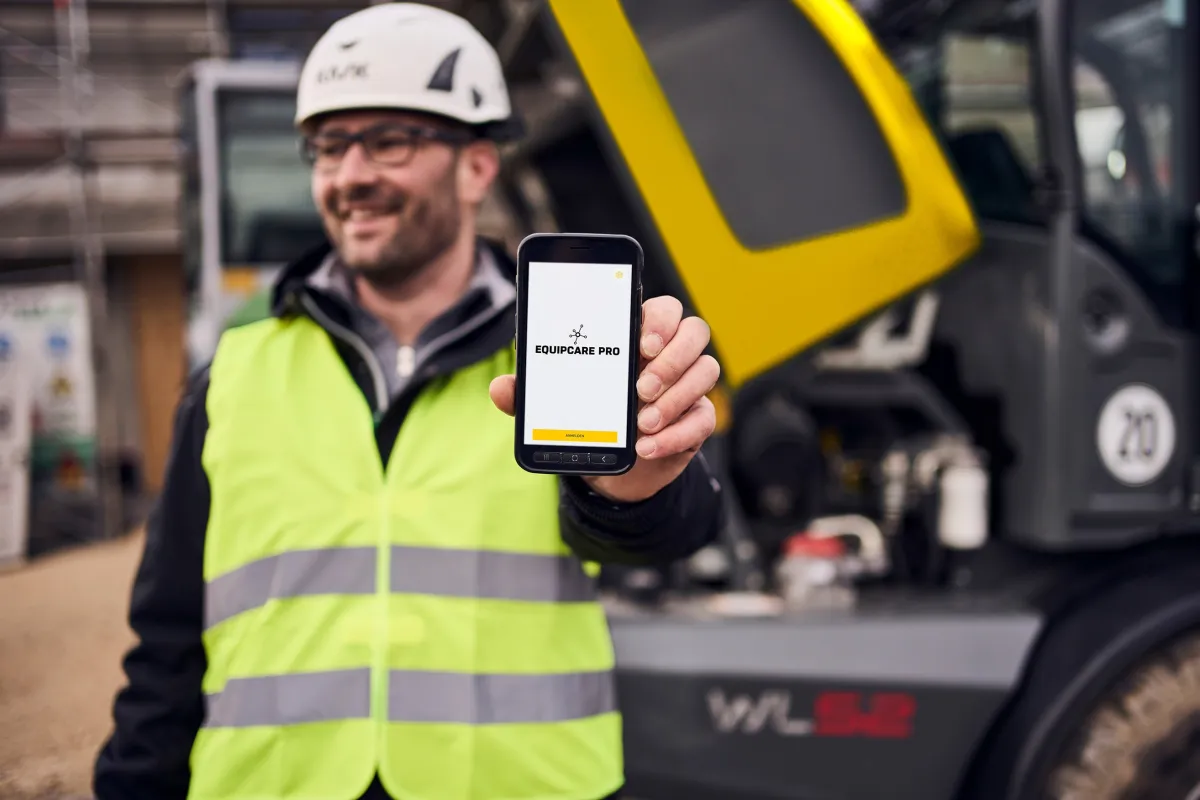 Ein erstes integriertes Produkt ist die cloudbasierte Softwarelösung EquipCare Pro. (© Wacker Neuson Group)