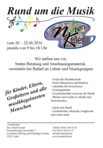 Musik entdecken im „Notenkeller“ Bild: Musik entdecken im „Notenkeller“