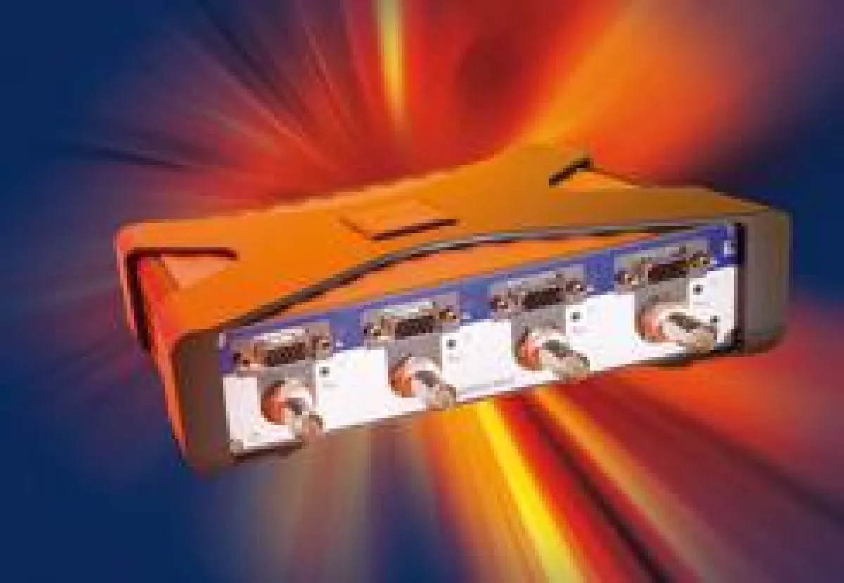 Der neue Universal-Messverstärker MX410 für das QuantumX-Messdatenerfassungssystem.