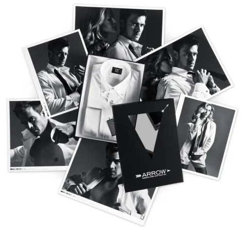 Bild: Josh Duhamel und Bar Refaeli präsentieren THE ARROW WHITE SHIRT BOX - die Special Edition zu Weihnachten