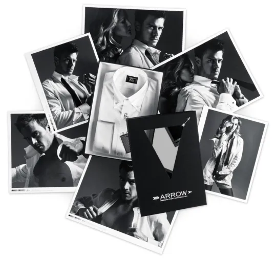Bild: Josh Duhamel und Bar Refaeli präsentieren THE ARROW WHITE SHIRT BOX - die Special Edition zu Weihnachten