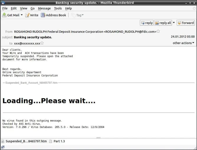 Bild: Warnung: Driveby-Spam infiziert Rechner beim Öffnen der E-Mail