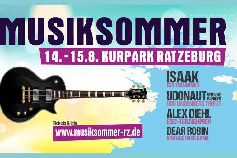 Bild: Musiksommer Ratzeburg 2026: Live-Konzerte im Kurpark am Küchensee