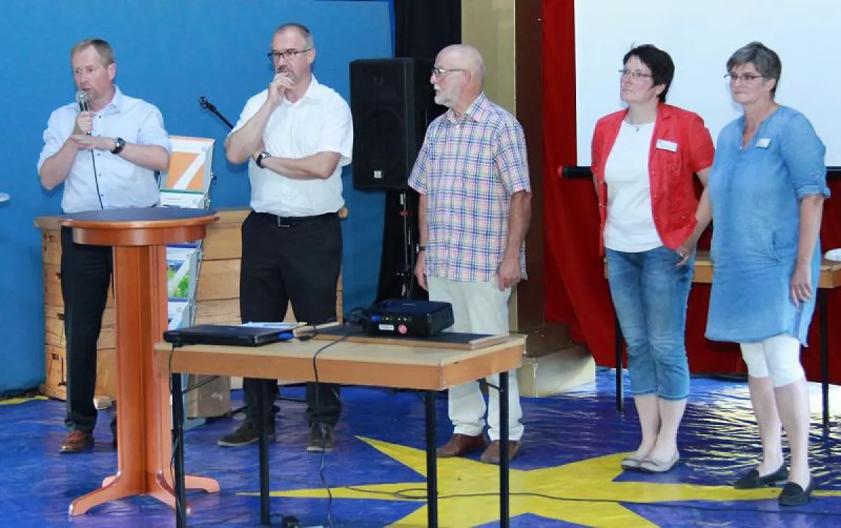 Initiatoren (v.l.n.r.): Michael Klöpper, Andreas Mankel, Manfred Leppert, Tabea Kaiser, Maike Unger.