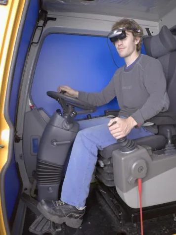 VAR-Trainer - Sicheres Arbeiten mit Baumaschinen Bild: VAR-Trainer - Sicheres Arbeiten mit Baumaschinen