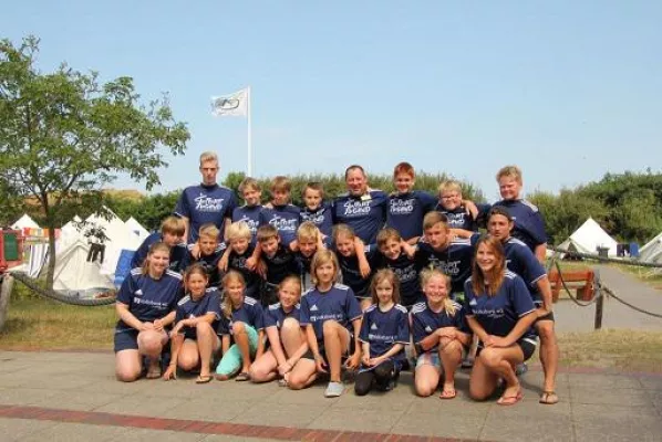 Bild: Sommerferienfreizeit im Zeltlager der Sportjugend Niedersachsen auf Langeoog/Auch Kreis-Rotenburger mit dabei