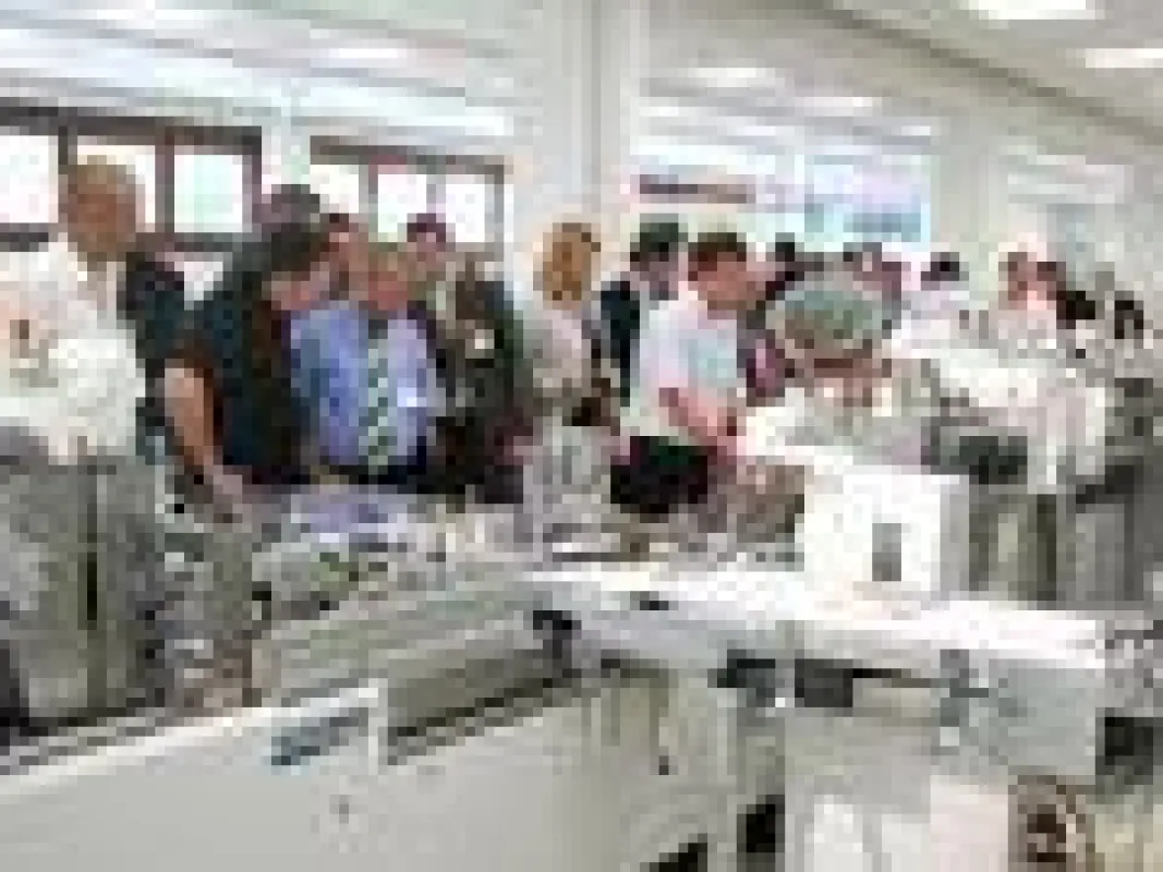 Besucher aus dem In- und Ausland während der Open House 2009