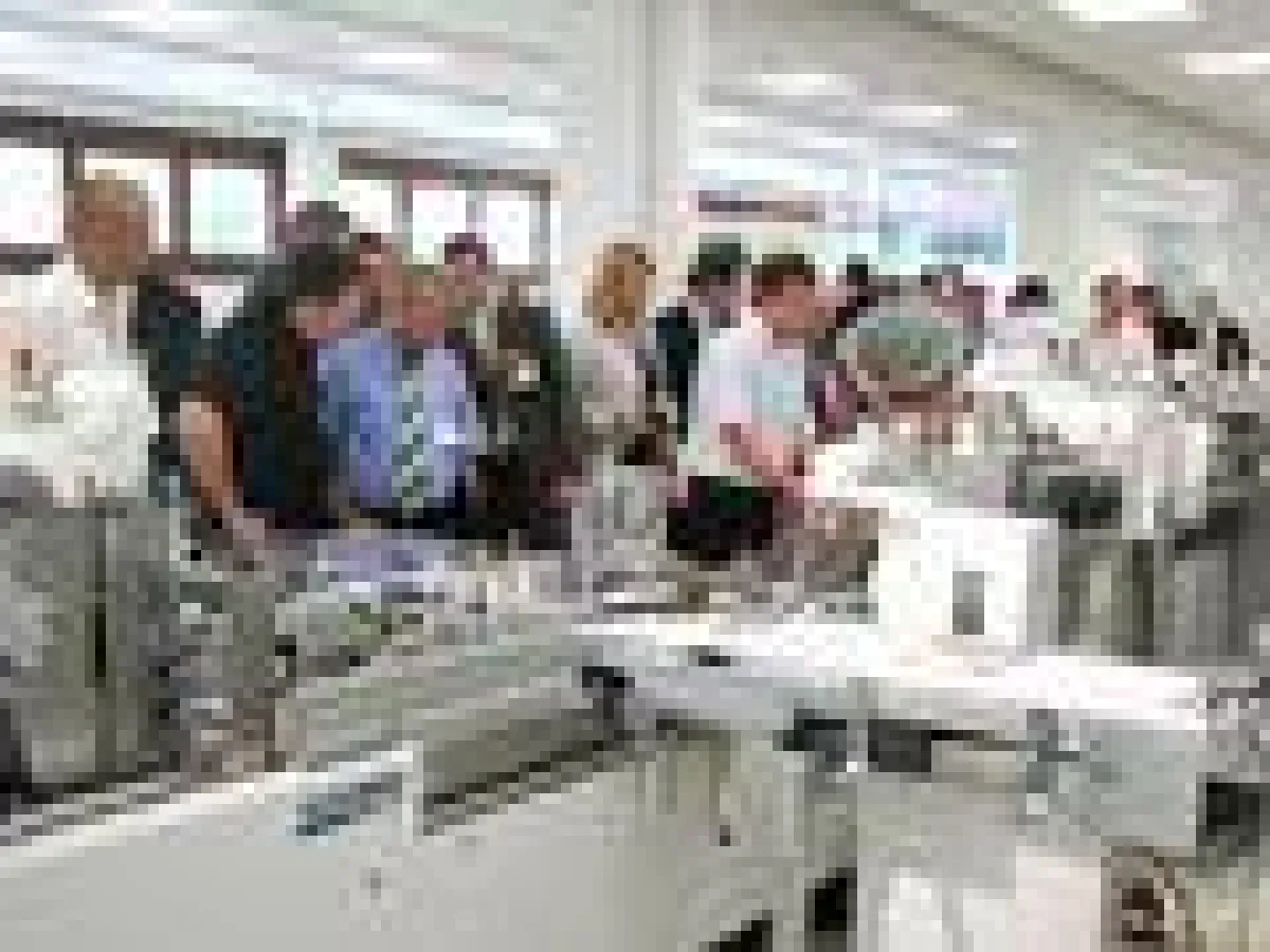 Besucher aus dem In- und Ausland während der Open House 2009