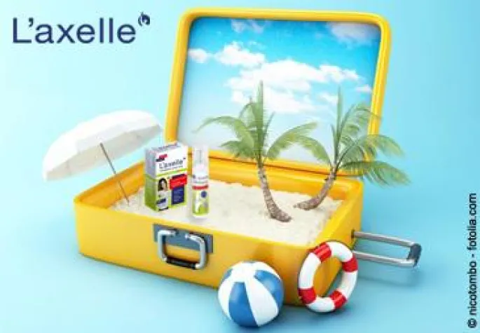 Ich packe meinen Koffer und nehme mit... L’axelle® Power-Duo gegen Schweiß Bild: Ich packe meinen Koffer und nehme mit... L’axelle® Power-Duo gegen Schweiß