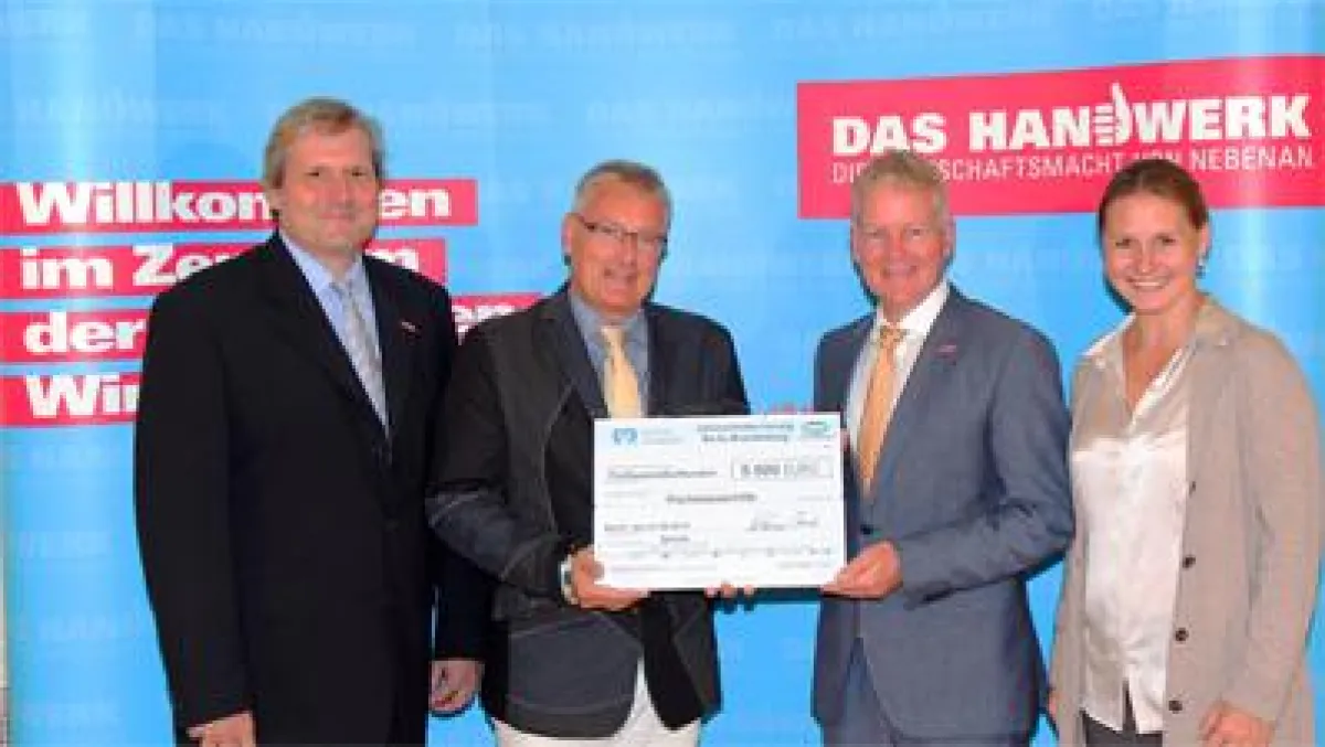 v.l.n.r: Jürgen Wittke, Rainer Struck, Holger Schwannecke, Judith Behra. Bild: M.Paul