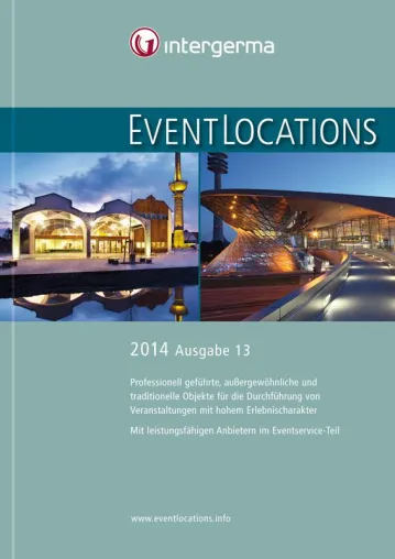 Bild: Top-Locations einfach finden: Handbuch Eventlocations 2014 ab sofort kostenfrei zu bestellen