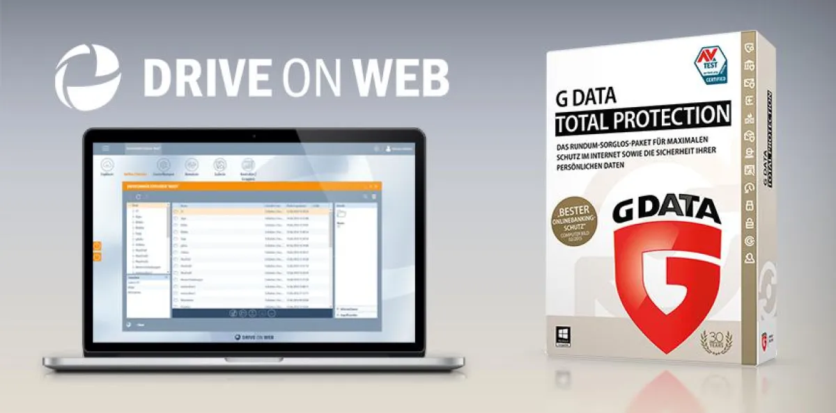 G DATA & DriveOnWeb kooperieren