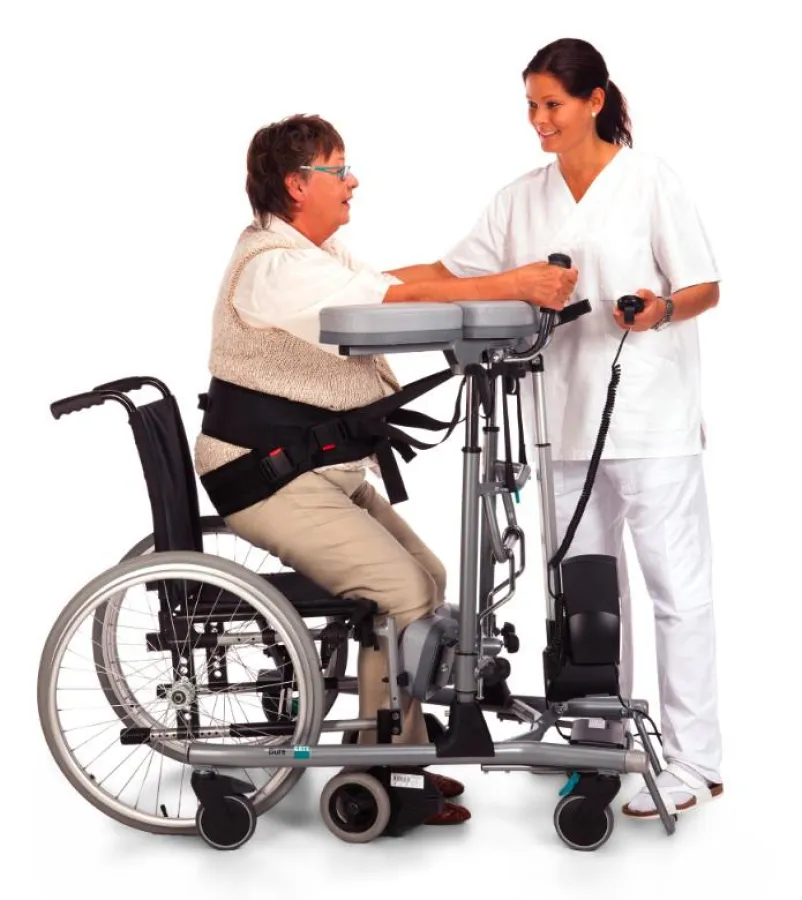 Geh-, Aufsteh- und Transferhilfe in einem: das Modell BURE Rise & Co Double