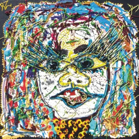 Bild: STP Super Textured Paintings Ausstellung mit Malerei von Ronnie Zimmermann