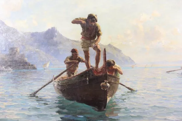 Verschollenes Hauptwerk des schottischen Malers Maccallum aufgetaucht. Bild: Verschollenes Hauptwerk des schottischen Malers Maccallum aufgetaucht.