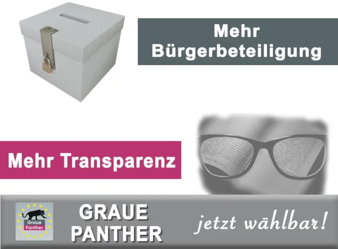 Bild: Die Grauen Panther - Mehr Bürgerbeteiligung und Transparenz