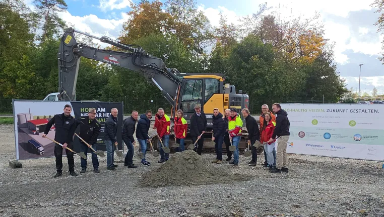 Spatenstich für zukunftsweisende Energiezentrale am Hohenberg in Horb am Neckar Bild: Spatenstich für zukunftsweisende Energiezentrale am Hohenberg in Horb am Neckar