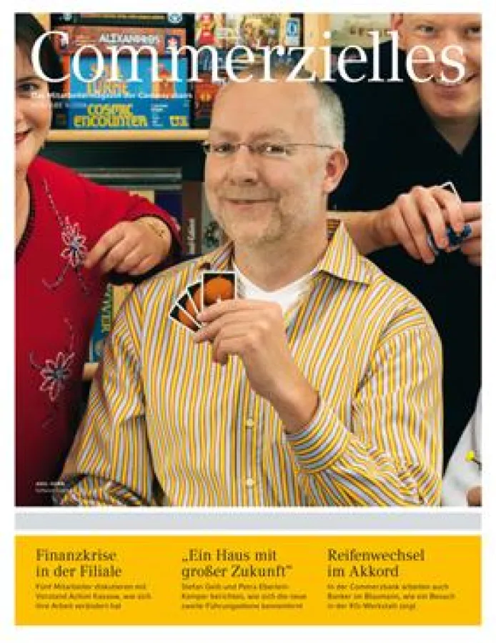 Commerzielles, das preisgekrönte Mitarbeitermagazin der Commerzbank.