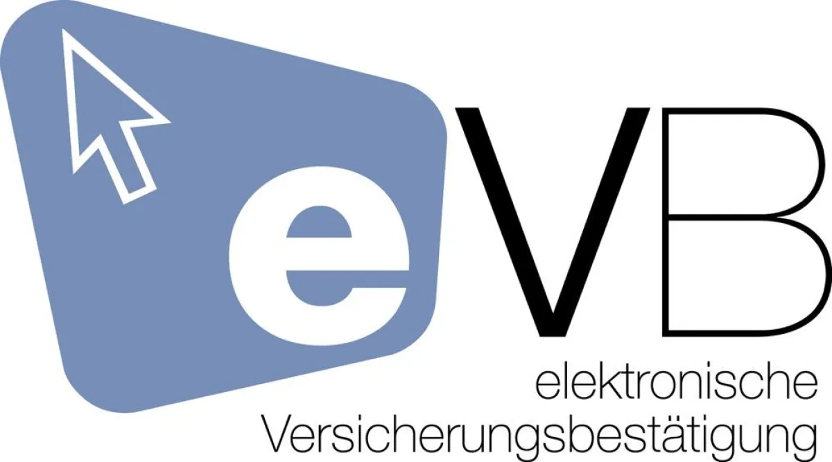 Neues Logo der GDV-DL für den Geschäftsbereich eVB (elektronische Versicherungsbestätigung)
