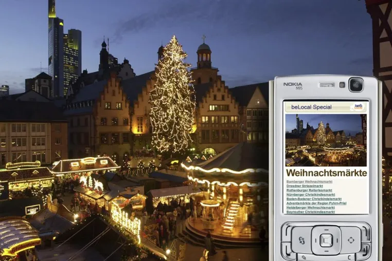 Bild: Guided by beLocal: Der Weihnachtsmärkte Guide 2007. Über 330 Weihnachtsmärkte laden ein