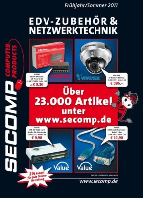 Bild: SECOMP präsentiert den Katalog Frühjar/Sommer 2011