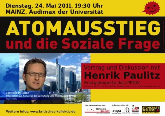 Sofortiger Atomausstieg – aber nicht auf Kosten der Armen Bild: Sofortiger Atomausstieg – aber nicht auf Kosten der Armen