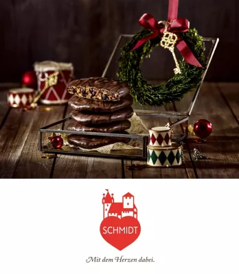 Bild: Traditionshaus Schmidt startet in die Lebkuchensaison: "Lebkuchen des Jahres" mit Rum-Rosine-Haselnuss
