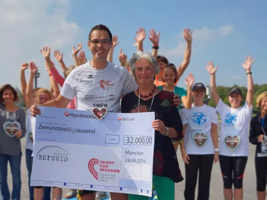Bild: Laufprojekt Sport für Spenden feiert 10-jähriges Bestehen beim Oktoberfestlauf