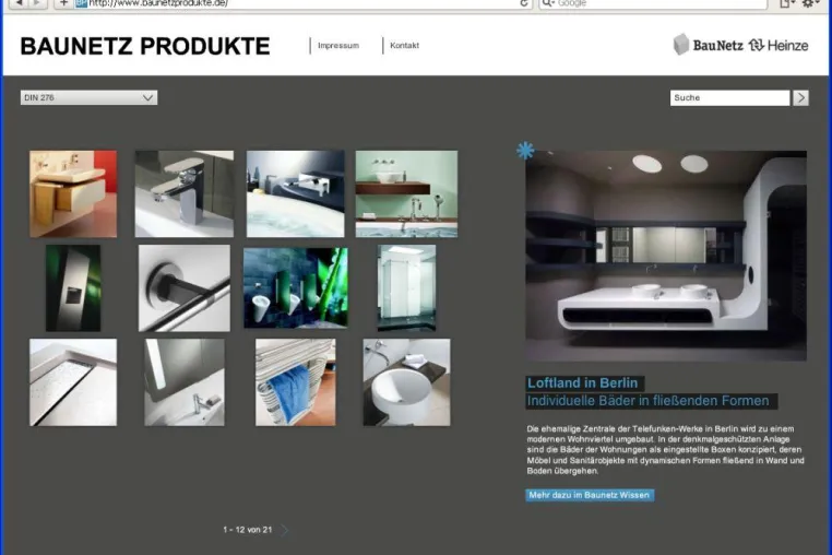 Bild: Das Auge sucht mit / Neue visuelle Produktsuche für Architekten