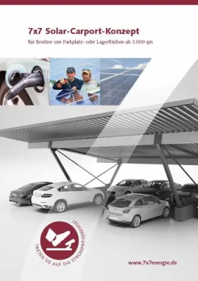 7x7energie baut Solar-Carports Bild: 7x7energie baut Solar-Carports