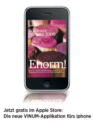 Vinum - Jetzt gratis direkt aufs iPhone: Alles zum Bordeaux Primeur 2009 Bild: Vinum - Jetzt gratis direkt aufs iPhone: Alles zum Bordeaux Primeur 2009