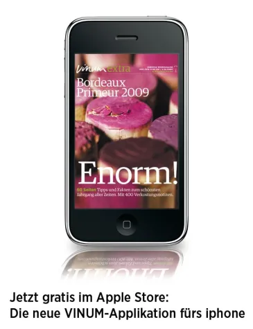 Bild: Vinum - Jetzt gratis direkt aufs iPhone: Alles zum Bordeaux Primeur 2009