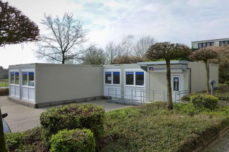 Bild: Durch die Bank mobil mit ELA - Volksbank-Filiale Herzlake in ELA-Banksystem