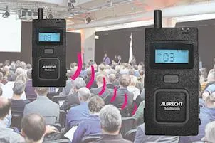 Albrecht Multicom: Zuverlässiger Dialog auf jeder Konferenz in ausgezeichneter Sprachqualität Bild: Albrecht Multicom: Zuverlässiger Dialog auf jeder Konferenz in ausgezeichneter Sprachqualität