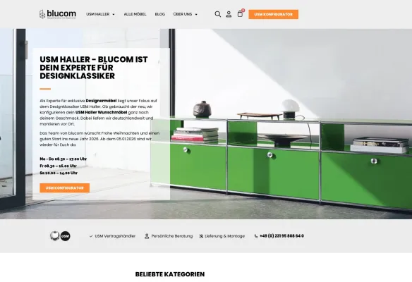 Bild: USM Haller Möbel: Die beste Lösung für Büro und Arztpraxis – blucom GmbH berät, plant und liefert