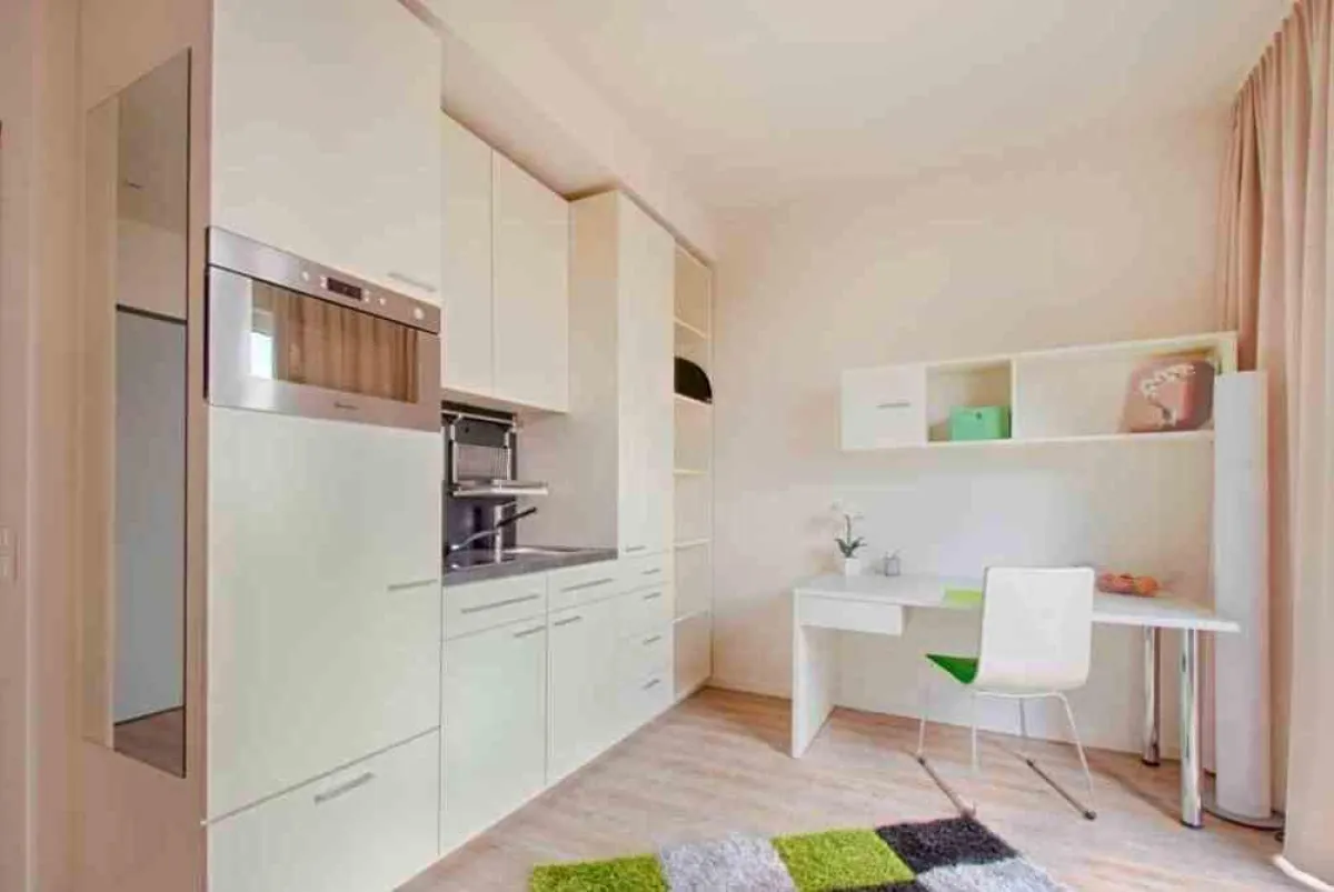 Die modernen Studentenwohnheime waren Dank moderner Ausstattung schnell vermietet.