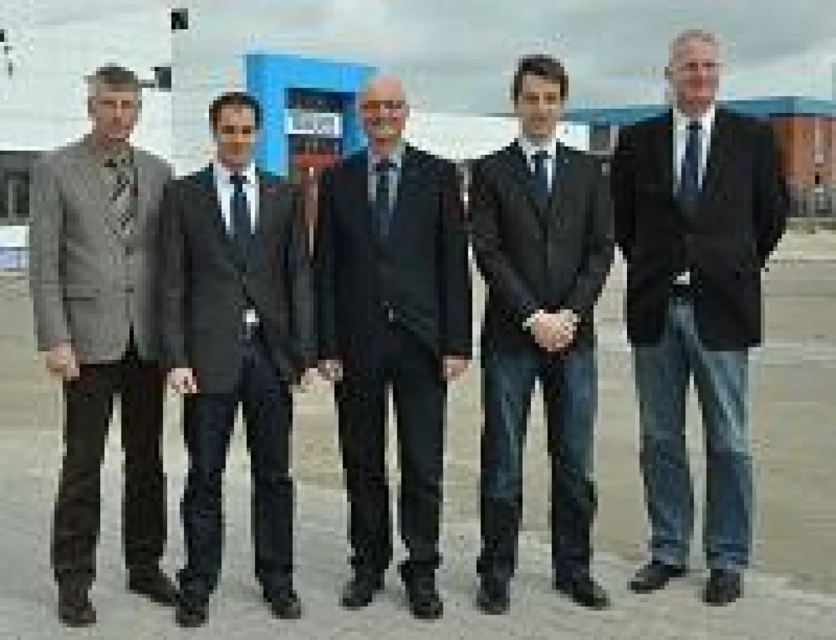 Sind zufrieden mit dem Geschäftsverlauf (v.l.): Focko Trauernicht,  Wilko Liebetrau, Harald Schön, M