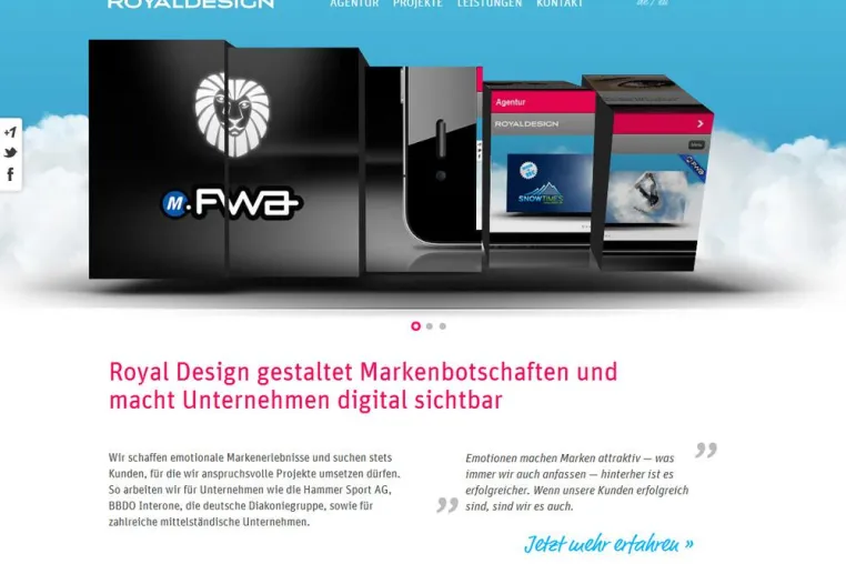 Bild: Alles glänzt, alles neu - Relaunch Royal Design GmbH