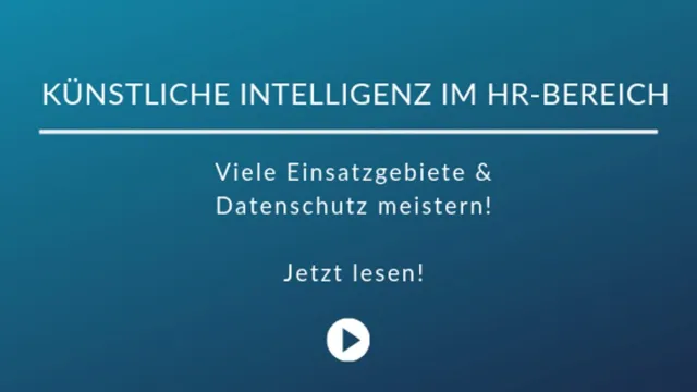 Bild: Künstliche Intelligenz im HR-Bereich: Datenschutz meistern!