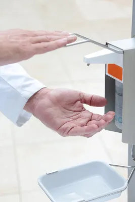 Goldstatus für Händehygiene im UKR Bild: Goldstatus für Händehygiene im UKR